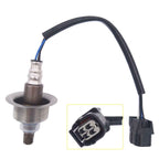 OEM-quality automotive oxygen sensor with black wiring harness and four-pin connector on white background