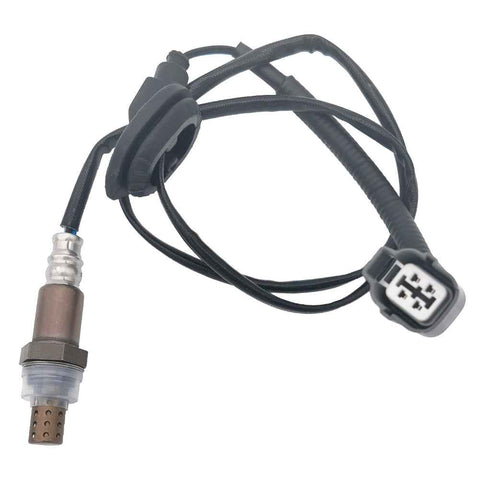 OEM oxygen sensor with black wiring and connector plug for automotive exhaust system