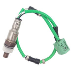 OEM oxygen sensor with green wired connector for vehicle emission control