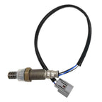 OEM-quality automotive oxygen sensor with wiring harness and gray electrical connector for vehicle exhaust monitoring