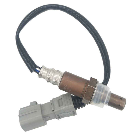 OEM-quality automotive oxygen sensor with wiring harness and gray connector for vehicle emission control
