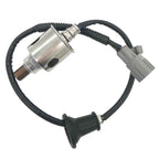 OEM-quality automotive oxygen sensor with metal probe and wiring harness for vehicle emissions control
