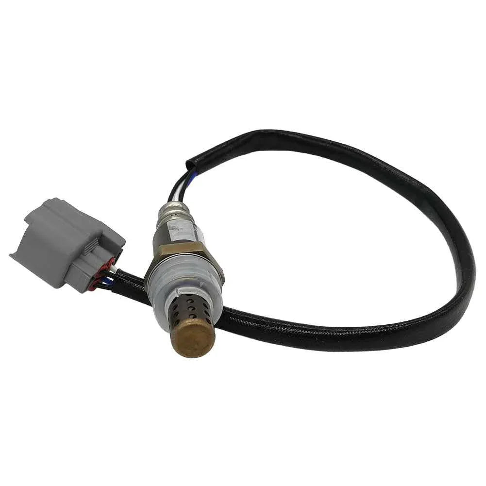 OEM-quality automotive oxygen sensor with wiring harness and gray electrical connector