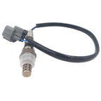 OEM-quality automotive oxygen sensor with wiring harness and gray connector on white background