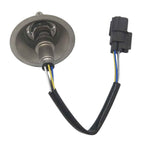 OEM-quality automotive oxygen sensor with wiring harness and electrical connector on white background