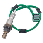 OEM oxygen sensor with green wire harness and 6-pin connector for automotive engine systems