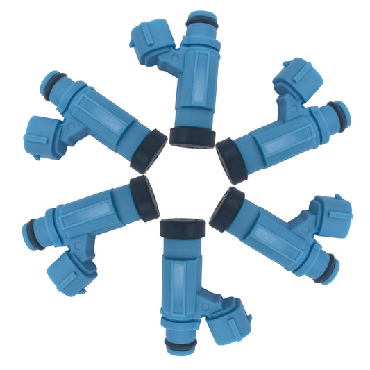 1571093J00 Set of 6 Fuel Injector 4-Hole For Suzuki Outboard 200HP 225HP 250HP 15710-93J00
