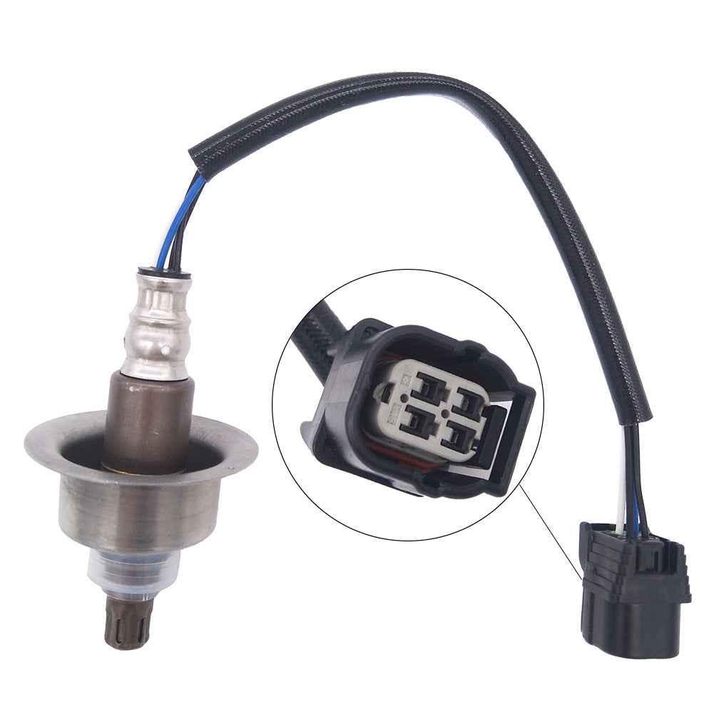 OEM oxygen sensor with wiring and plug connector for automotive applications displayed on a white background