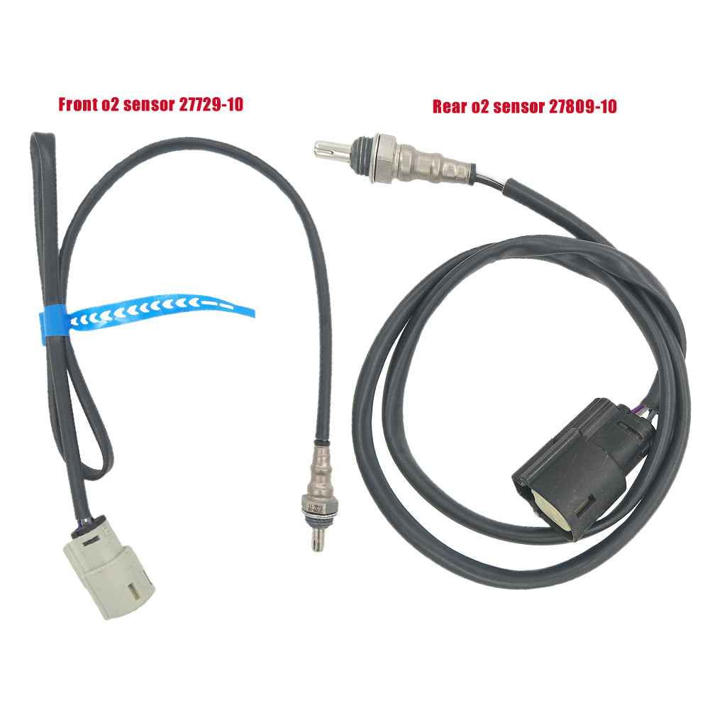 2Pcs 27729-10 27809-10 Front and Rear Oxygen O2 Sensor Replacement for Harley Engines Electra Glide Road Glide 932-14064 932-14063