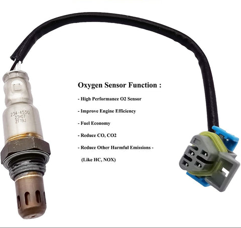 2Pcs O2 Sensor Up/Down for Chevy Equinox GMC Terrain 2.4L | 234-4242 234-4530