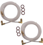 2Pcs Convertible Top Hydraulic Hose Set for Ford Mustang GT & LX 5.0L (1983-1993) | HYDTH81-8393FOM