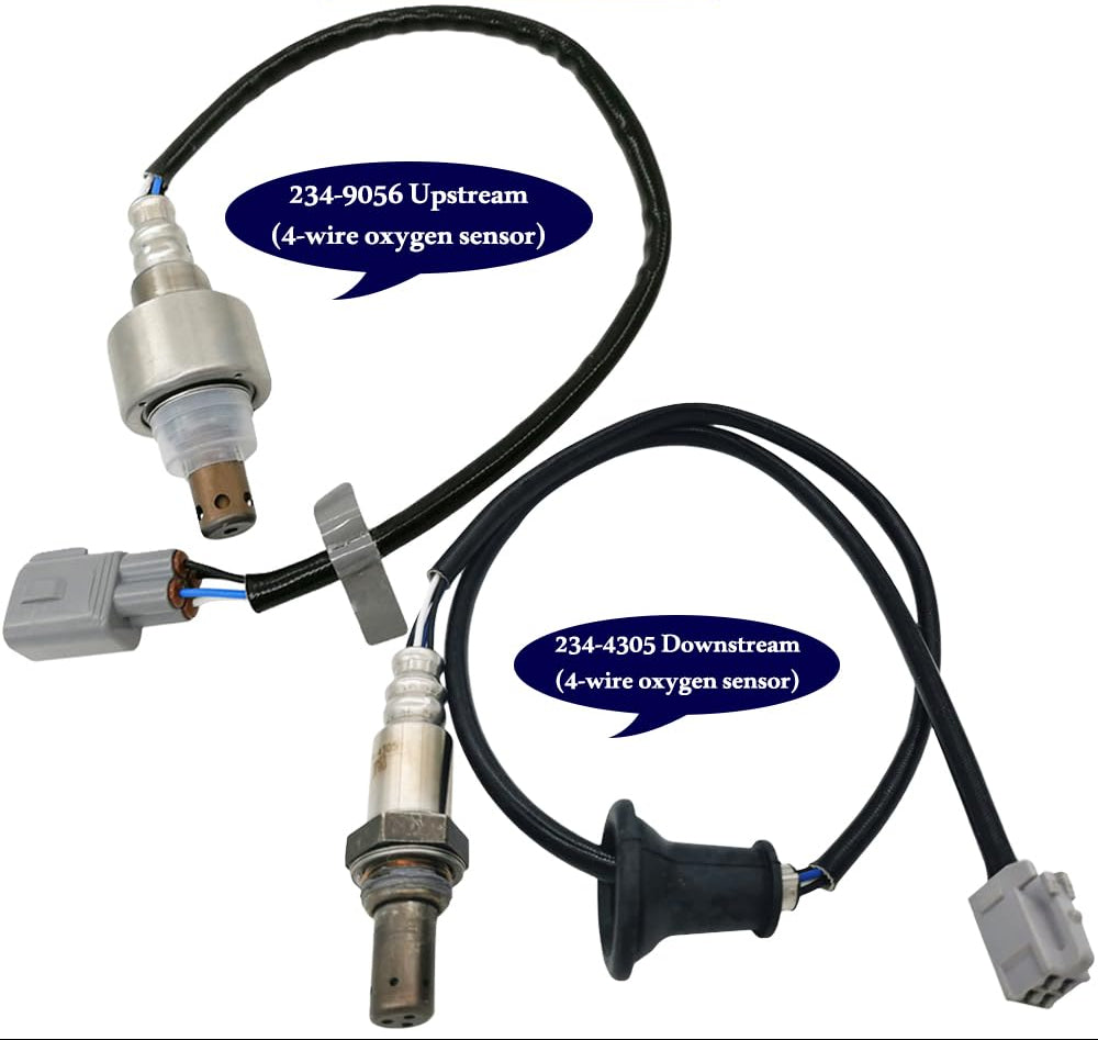 2Pcs Air Fuel Ratio & O2 Sensor for Toyota Corolla Matrix 1.8L (2009-2010) | 234-9056 234-4305