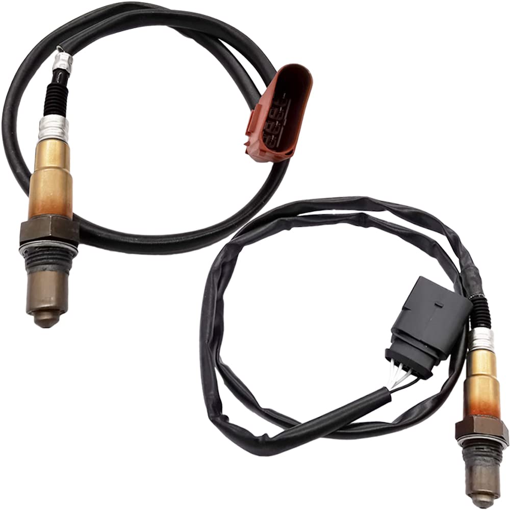 2Pcs O2 Sensor Upstream & Downstream for Audi TT VW Jetta Golf 1.8T | 06A906262Q 234-4809 234-4808