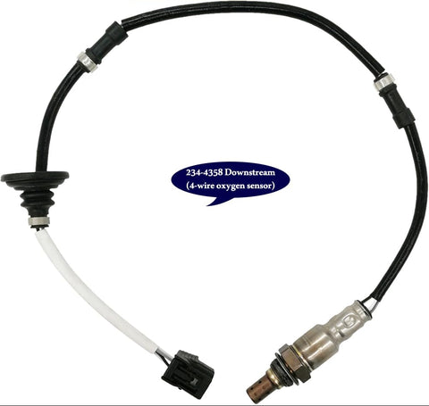 2Pcs Air Fuel Ratio & O2 Sensor for Honda Fit 1.5L (2007-2008) | 234-9060 234-4358