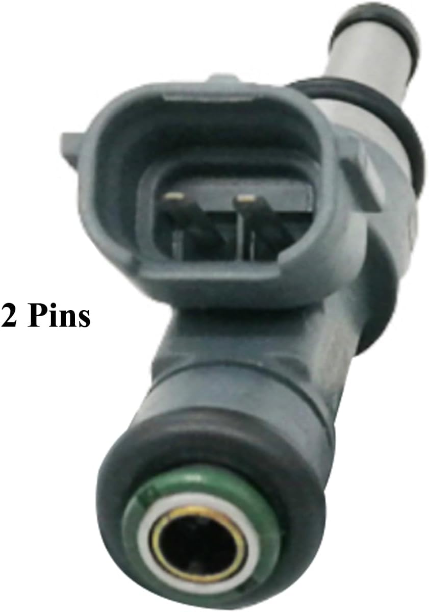 4Pcs FJ744 16600-EA00A Fuel Injectors Assembly 12 Holes Engine Petrol Nozzles for Nissan Frontier 2005-2019 2.5L L4 QR25DE, for Nissan NP300 2016-2017 2.5L L4 FJ744 16600EA00A