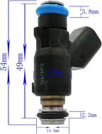 8Pcs FJ1089 12613412 Fuel Injectors Nozzles 4 Holes Engine for 2010-2013 Chevrolet Silverado 1500 2500 HD Cadillac Escalade 6.0 vortec V8 Engine