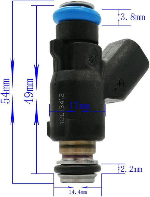 8Pcs Fuel Injectors for Chevy Silverado Suburban GMC Sierra Cadillac Escalade 6.0L 6.2L V8 | 12613412 FJ1089