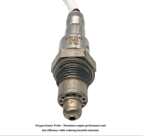 Suitable for Downstream Left Lambda O2 Sensor for Maserati Quattroporte Ghibli 3.0L V6 | 670031348