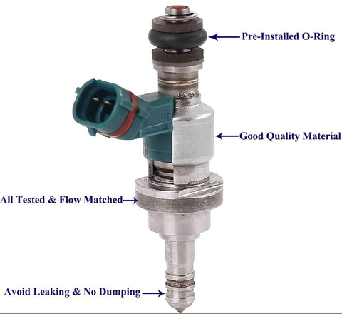 Suitable for 6Pcs Fuel Injector Set for Lexus IS250 GS300 2.5L V6 (06-13) | 2320939055, 2320931020