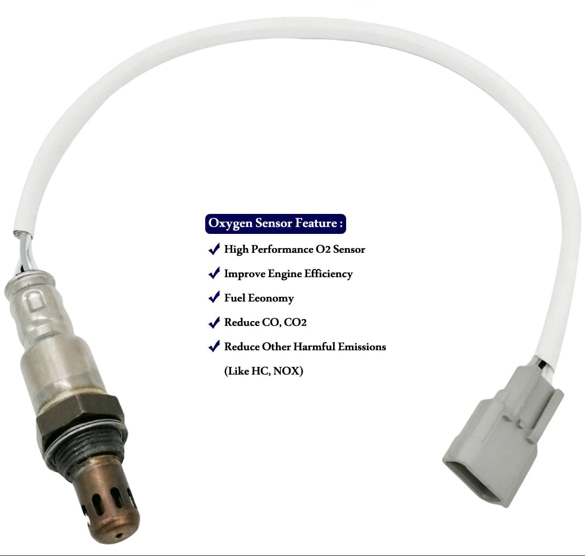 234-8021 Downstream Oxygen O2 Sensor Replacement for Nissan NV2500 NV3500 2018-2021, Titan 2017-2020, Titan XD 2016-2020 2348021, 226A0-EZ30A, 226A0EZ30A