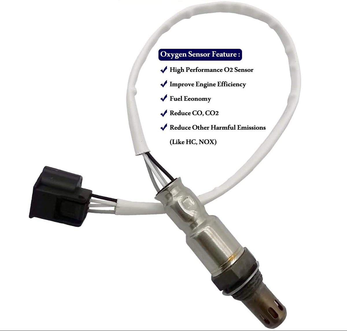 2Pcs Air Fuel Ratio & O2 Sensor for Nissan Altima Pathfinder QX60 3.5L (2013-2014) | 234-9135 234-4595