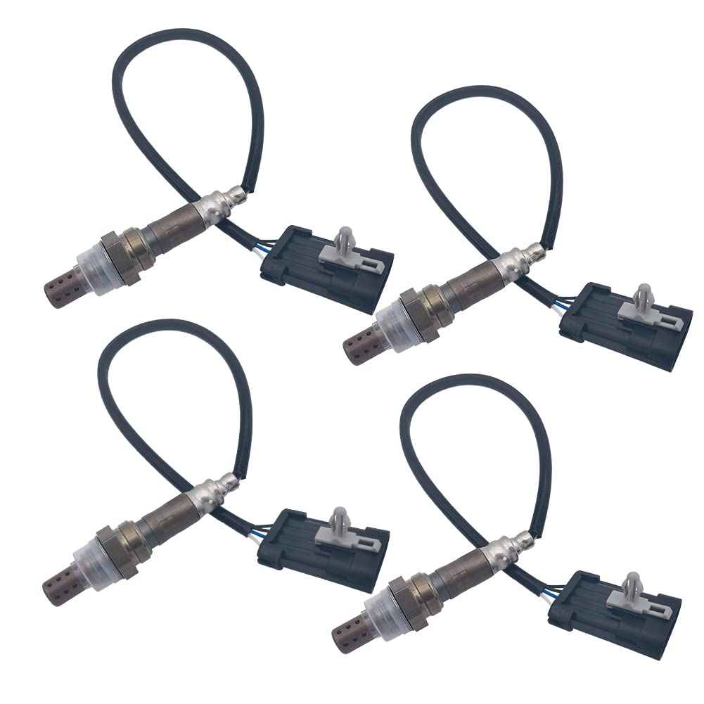 4Pcs Upstream Downstream O2 Oxygen Sensor Replacement for Passport Isuzu Rodeo 3.2L 2001 Axiom 3.5L 2002-2003 Trooper 3.5L 2000-2002 Pontiac GTO 6.0L 2005-2006 SG454 234-4063