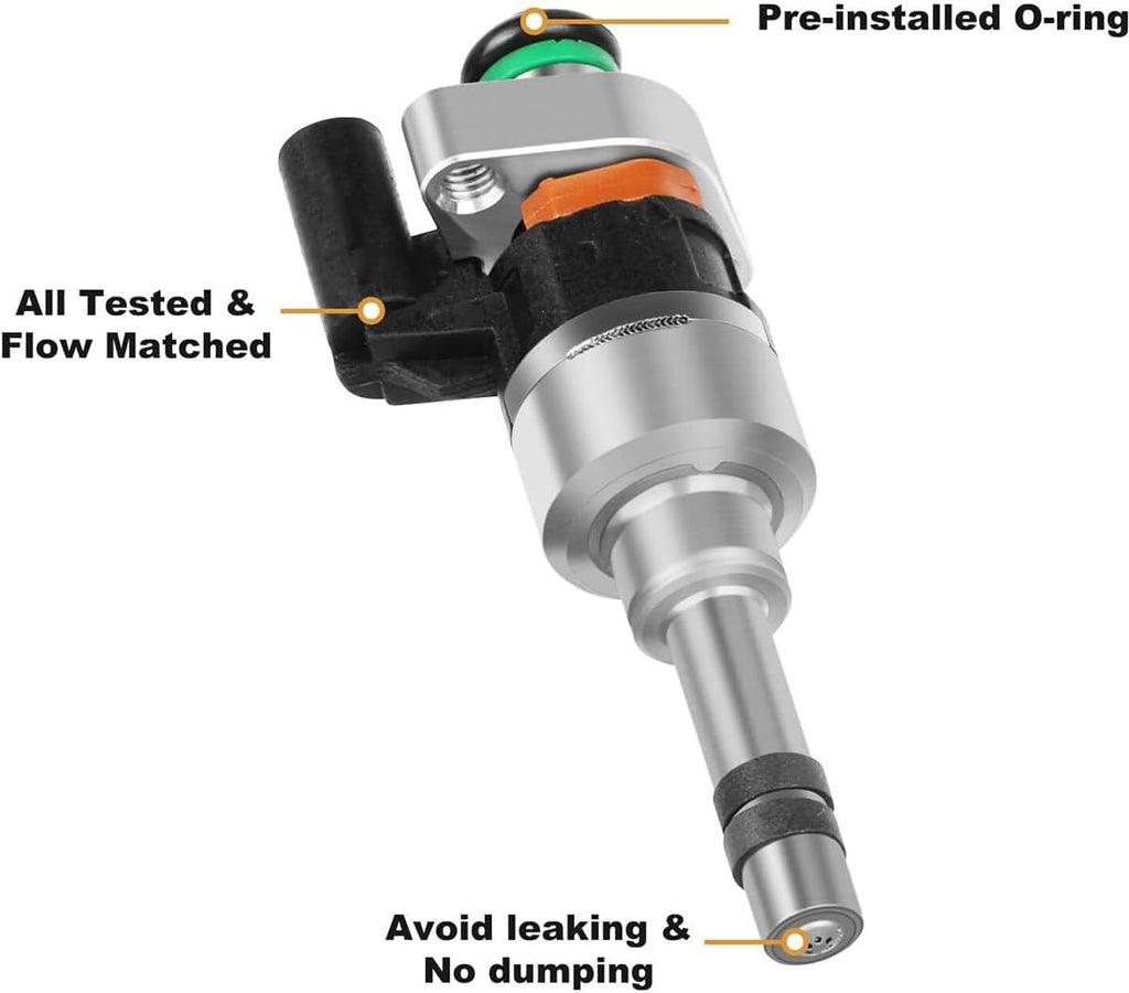 Fuel Injectors Nozzles for Chevy Equinox Malibu Cruze Encore GMC Terrain Buick Encore 2.4L Ecotec | 12644767 FJ1293