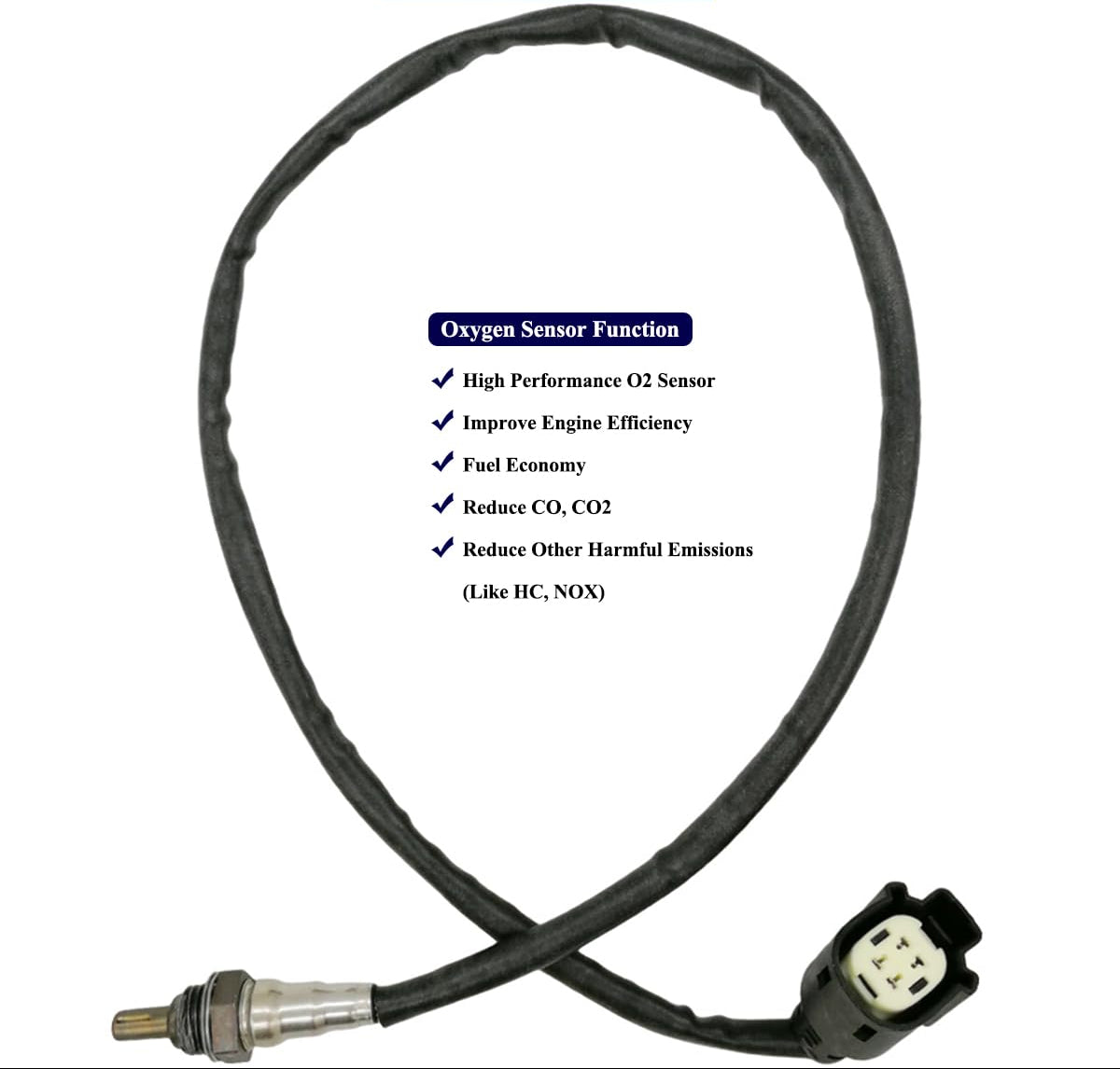 Suitable for 2Pcs Front/Rear Oxygen Sensor for Harley Davidson Sportster 883 1200 (2014-2022) | 32700026 32700006