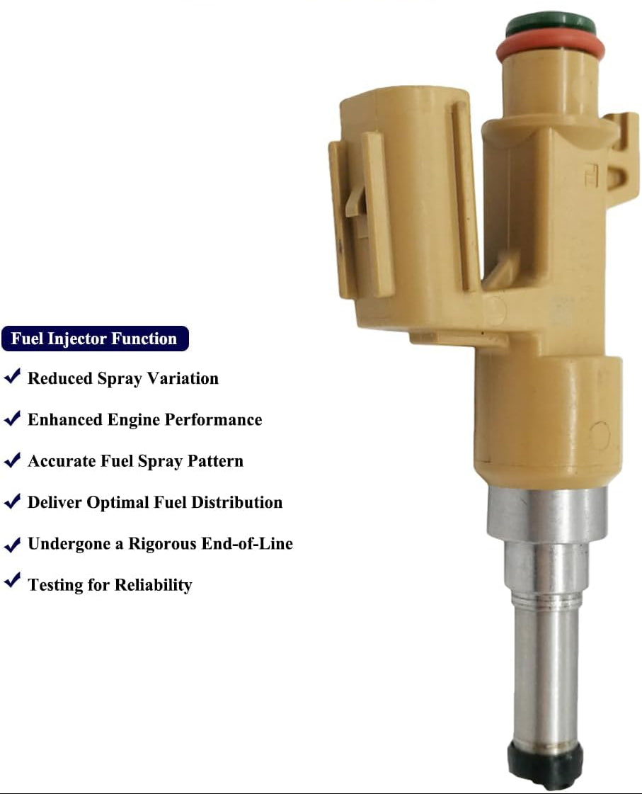 8Pcs Fuel Injectors 12 Holes for Lexus GX460 LX570 Toyota Tundra Sequoia Land Cruiser 4.6L 5.7L | 23250-0S020 FJ1054