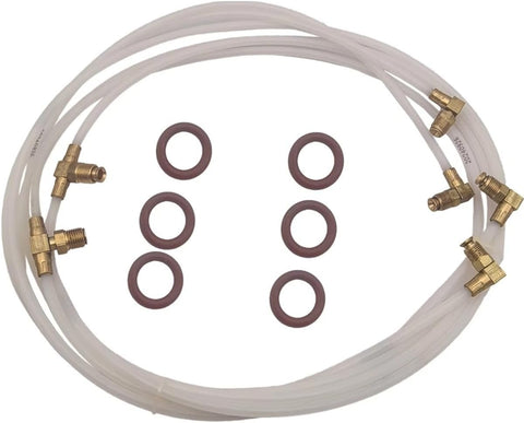 2Pcs Convertible Top Hydraulic Hose Set for Ford Mustang GT & SVT (1994-2004) | HYDTH65-04M