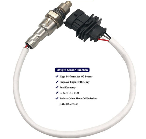 Suitable for Downstream Left Lambda O2 Sensor for Maserati Quattroporte Ghibli 3.0L V6 | 670031348