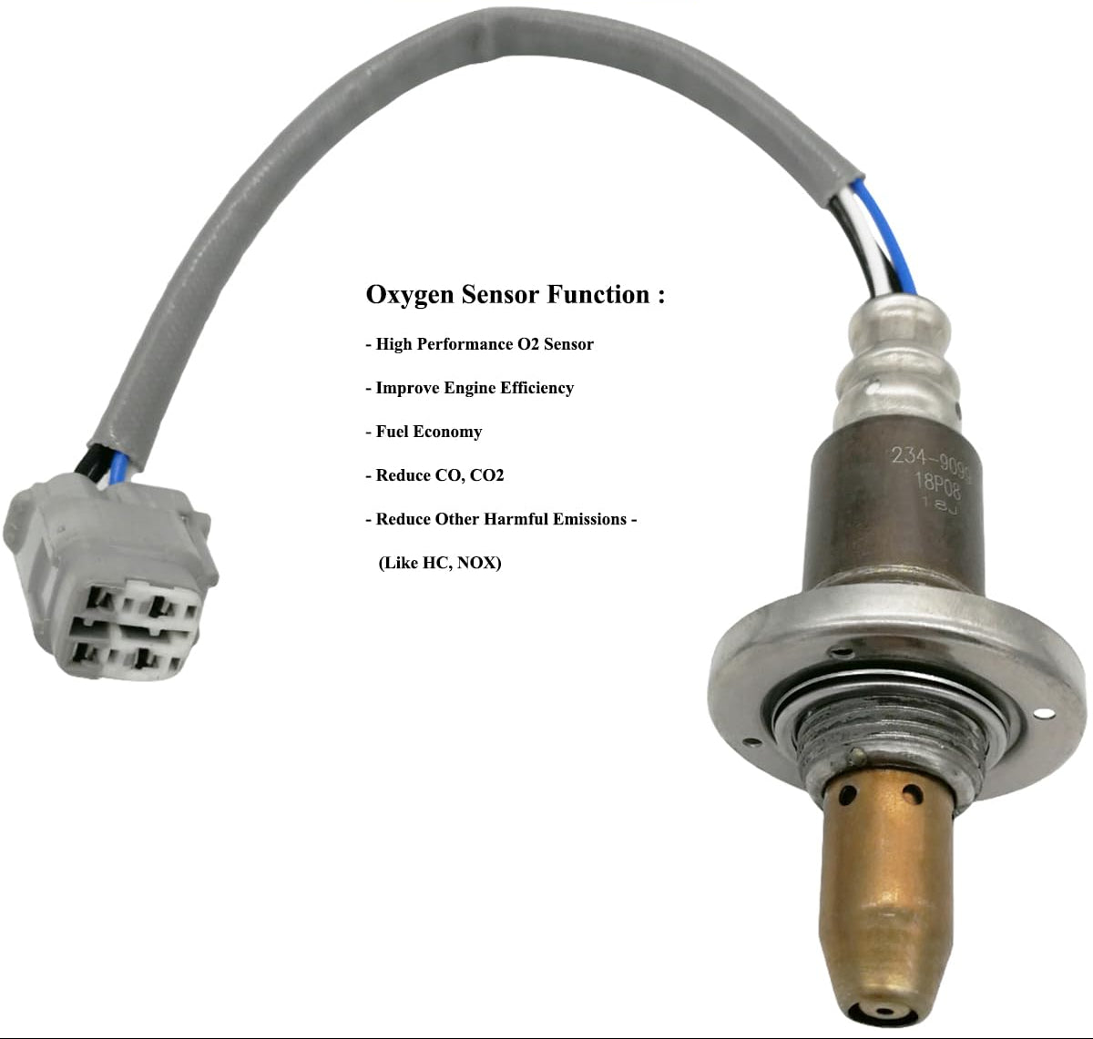 2Pcs Air Fuel Ratio & O2 Sensor for Suzuki Kizashi 2.4L (2010-2013) - 18213-54L00 18213-57L00