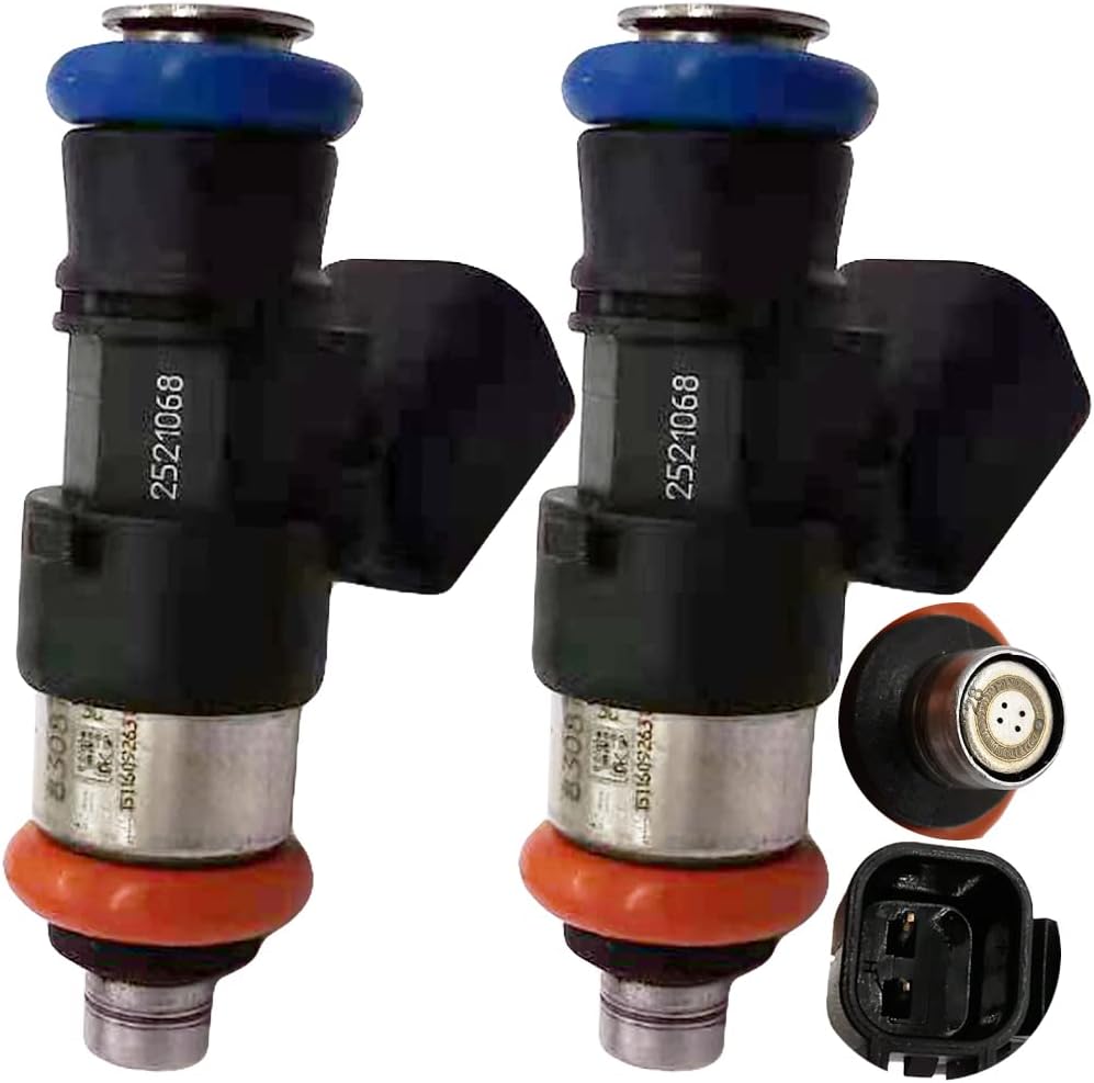 2Pcs Fuel Injector for Polaris RZR 900 ACE 570 UTV (0280158258) - 2521068