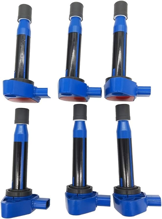6Pcs Ignition Coil for Honda Accord Odyssey Pilot & Acura MDX V6 (1999-2009) - UF242 30520-P8E-A01