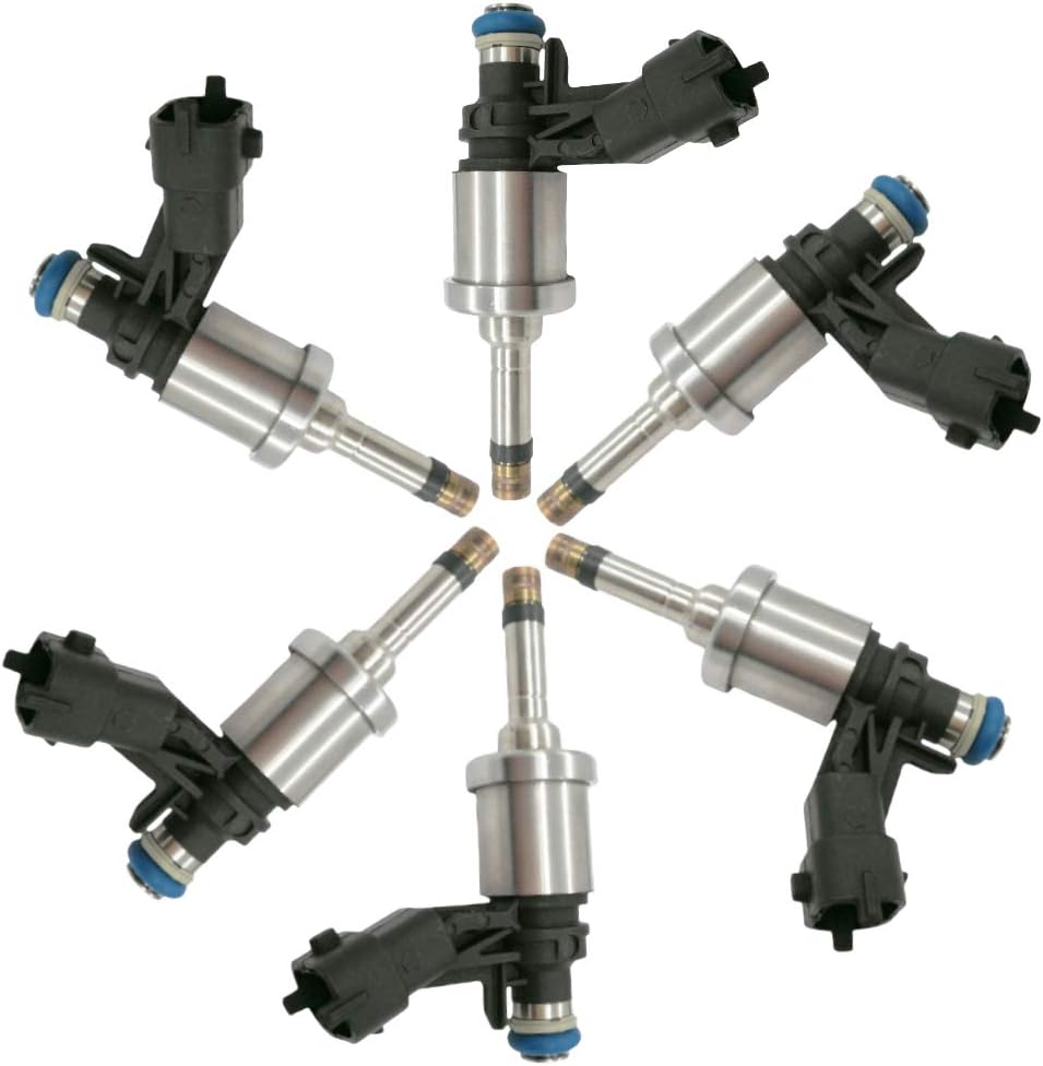 Suitable for 6Pcs Fuel Injectors for Buick Enclave Chevy Traverse GMC Acadia 3.6L V6 (2009-2013) | 12638530 FJ994