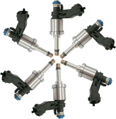 Suitable for 6Pcs Fuel Injectors for Buick Enclave Chevy Traverse GMC Acadia 3.6L V6 (2009-2013) | 12638530 FJ994