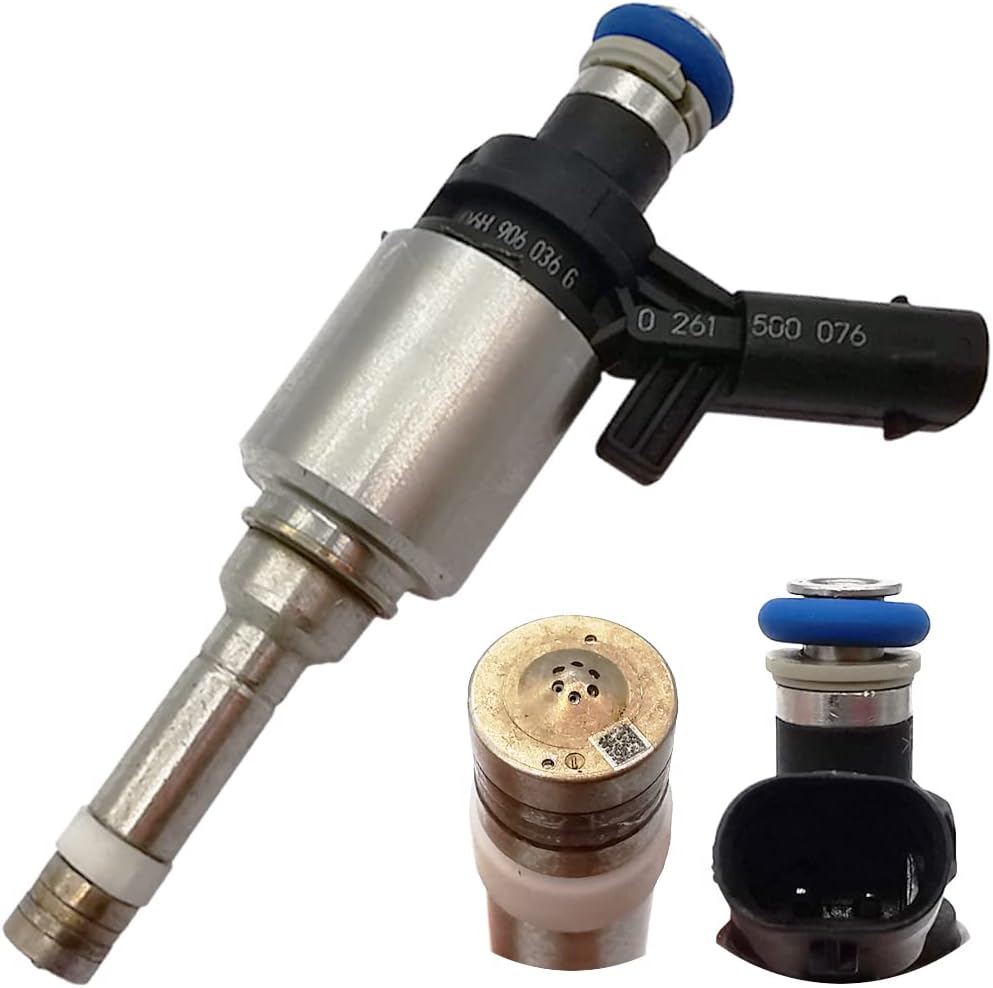 06H906036G 6 Hole Engine Fuel Injectors for VW Volkswagen CC Eos GTI Tiguan Golf Beetle Jetta Passat CC Passat Jetta, Audi A3 A4 Quattro A5 Quattro A6 Quattro Q5 TT 06H906036P