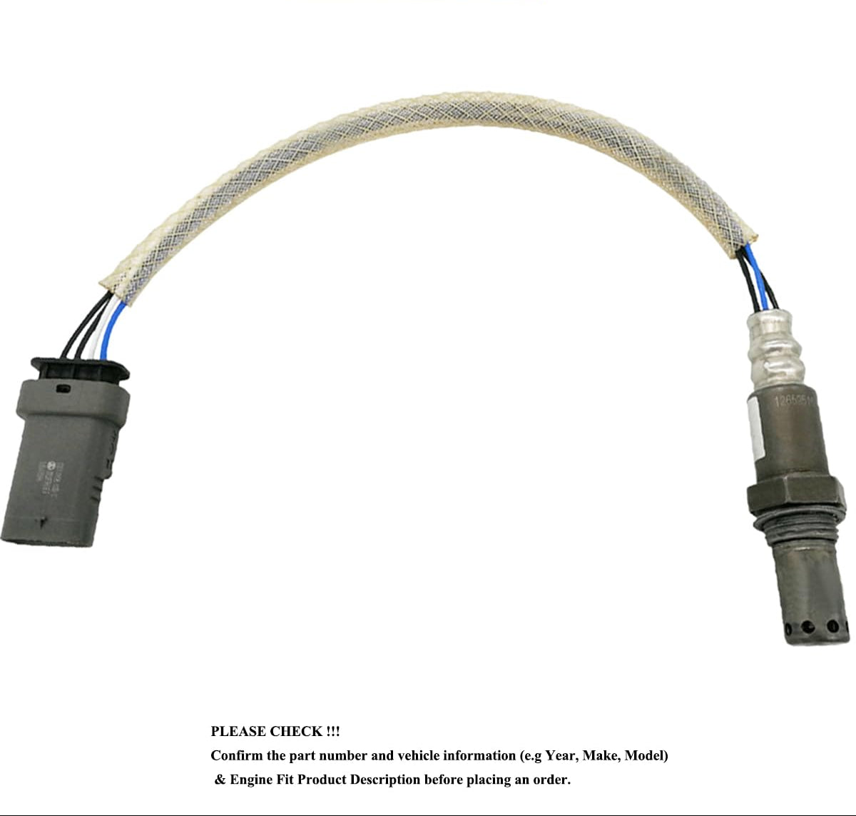 4-Wire Upstream O2 Sensor Oxygen Sensor Compatible for 2014 2015 2016 2017 Chevrolet Silverado 1500 Sierra 1500 4.3L Suburban Yukon Tahoe 5.3L Escalade 6.2L 12659516 12637679