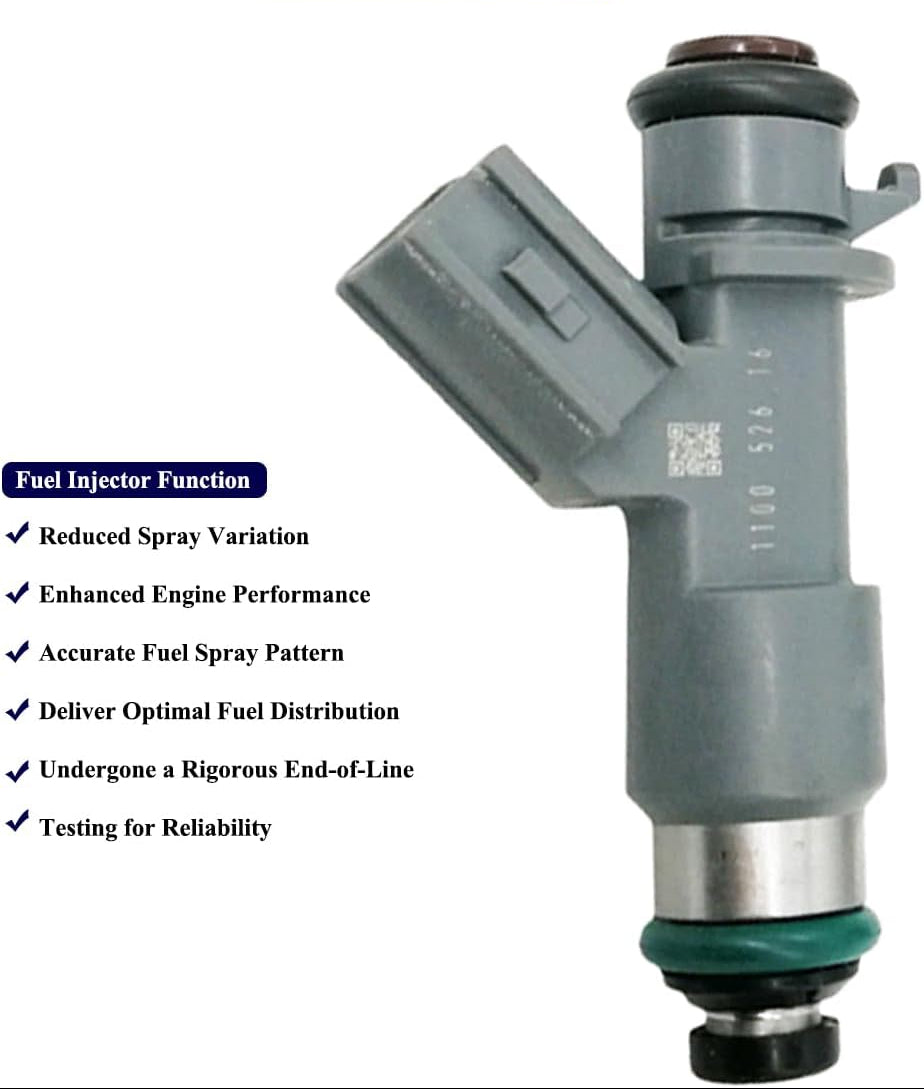 6Pcs FJ982 16450-R70-A01 Fuel Injectors 12 Holes Nozzles for 08-12 Accord, 2012 Crosstour EX-L, EX, 10-11 Accord Crosstour EX-L, EX 3.5L, Acura RDX, TL, ZDX, MDX, TSX, RL 3.5L 3.7L