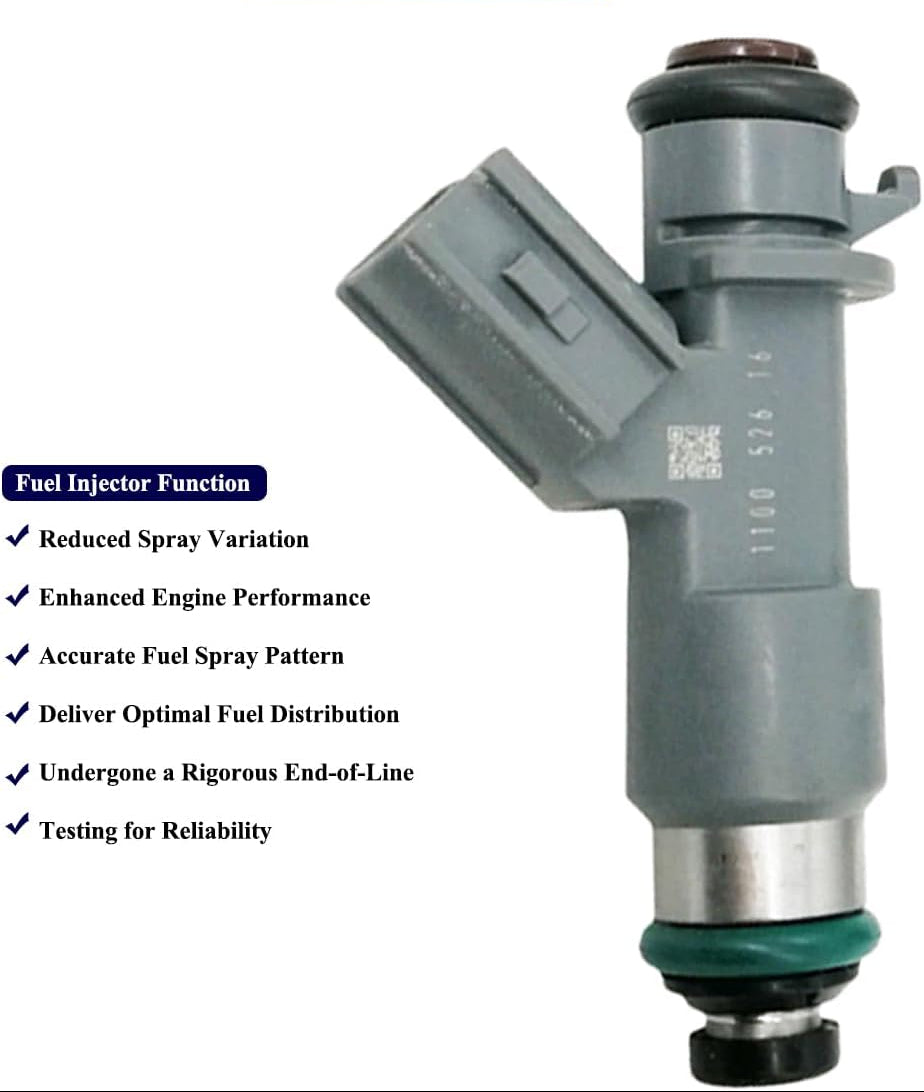 Fuel Injector for Honda Accord Crosstour Acura MDX TL 3.5L 3.7L V6 - 16450R70A01  FJ982