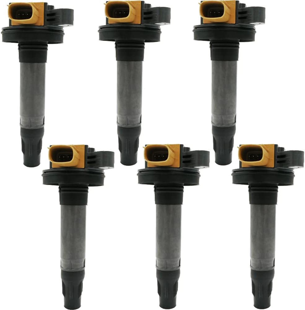 6Pcs Ignition Coils for Ford Mustang Edge Flex Fusion Taurus F-150 Lincoln MKS 3.5L 3.7L | DG549 BL3Z-12029-C