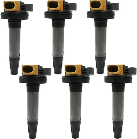 6Pcs Ignition Coils for Ford Mustang Edge Flex Fusion Taurus F-150 Lincoln MKS 3.5L 3.7L | DG549, BL3Z12029C