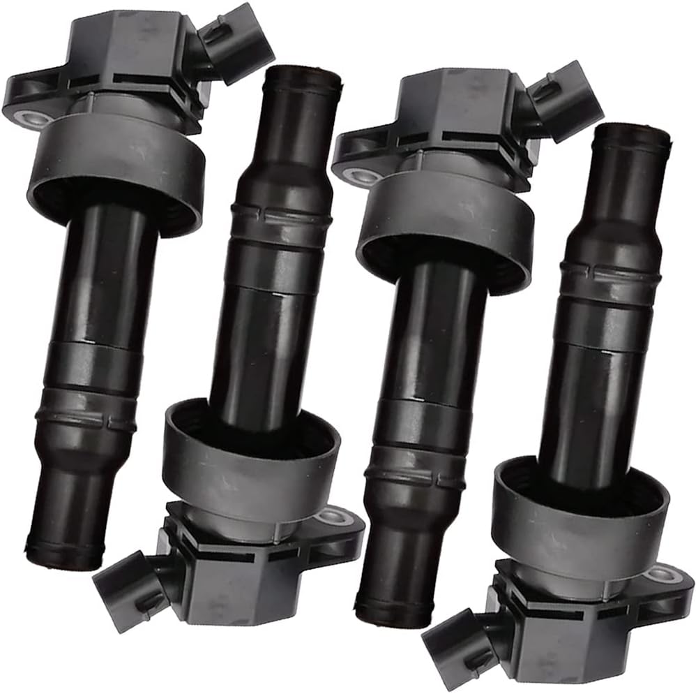 4Pcs Ignition Coil Set for Hyundai Accent Veloster Kia Rio Soul 1.6L | UF652 27301-2B100