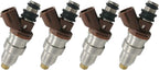 4Pcs Fuel Injectors for Toyota 4Runner Tacoma T100 2.7L L4 3RZFE (1996-2000) | FJ377 2325075050