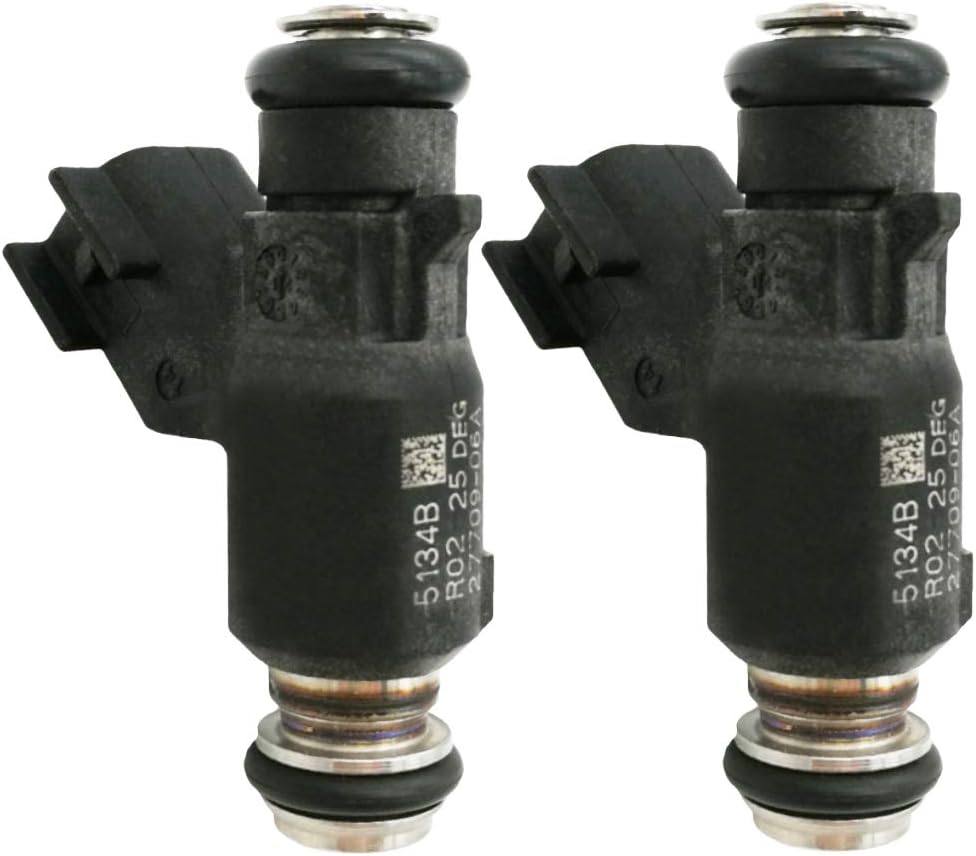 2Pcs Fuel Injectors Nozzle for Harley Davidson Dyna Motorcycle 275CC 25 Degree (2007-2015) | 27709-06A 27625-06