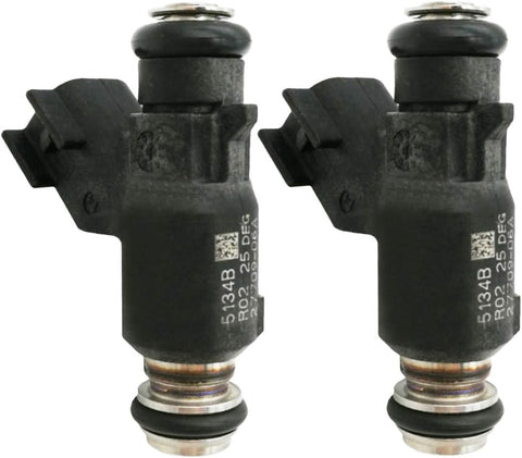 Suitable for 2Pcs Fuel Injectors Nozzle for Harley Davidson Dyna Motorcycle 275CC 25 Degree (07-15) | 27709-06A R2025DEG