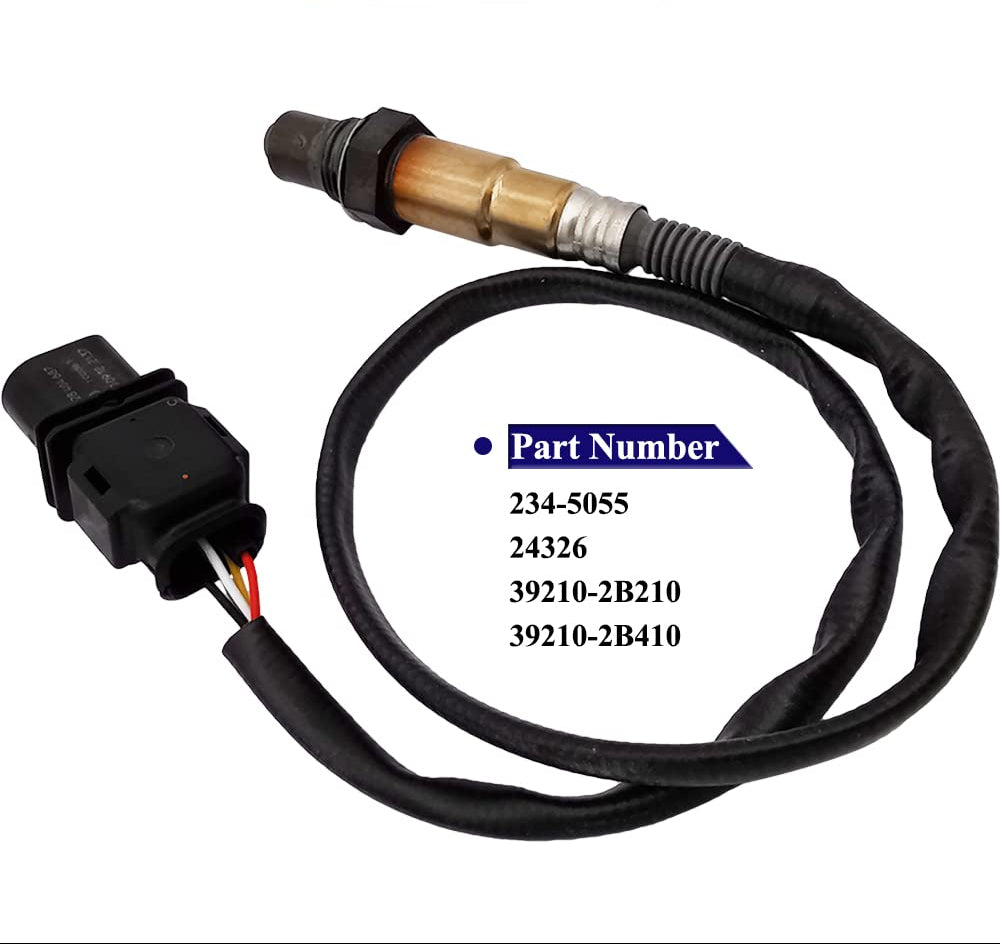 2Pcs 234-5055 234-4568 Upstream A-ir Fuel Ratio Downstream O2 Sensor for Hyundai Accent Veloster 2012-2017, for Kia Rio Soul 1.6L-L4 2012-2018 39210-2B210 39210-2B410