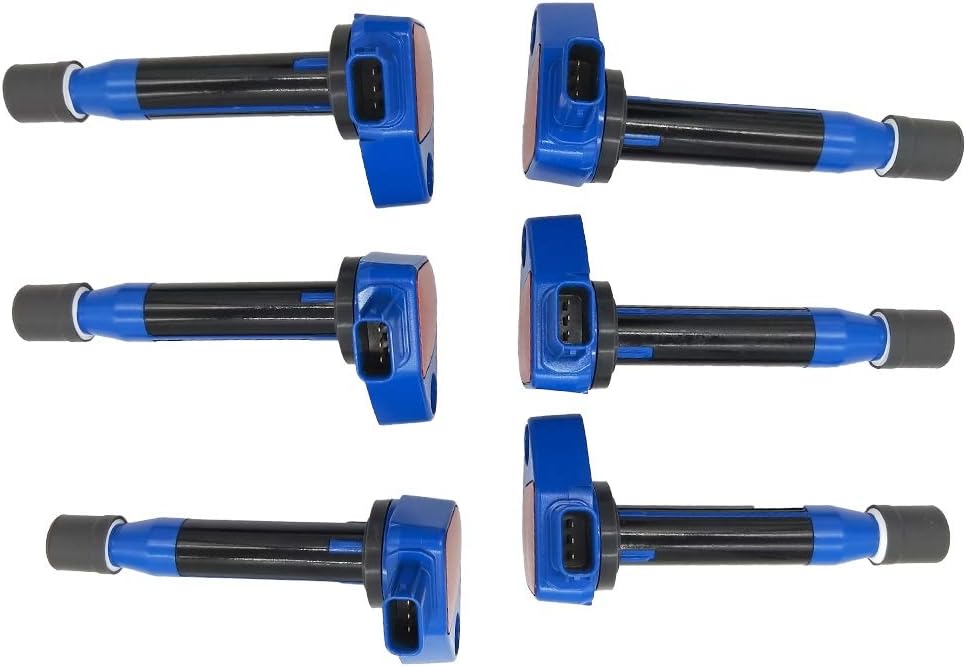 6Pcs Ignition Coil for Honda Accord Odyssey Pilot & Acura MDX V6 (1999-2009) - UF242 30520-P8E-A01