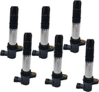 6Pcs UF534 Ignition Coils Replacement for Land Rover Freelander 2.5L V6 2002-2006 NEC000110L C1676 UF-534