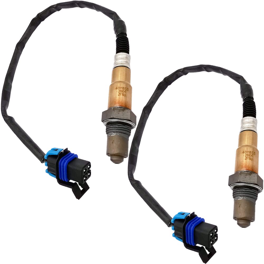 2Pcs 4011853 Oxygen Sensor Lambda Sensor O2 Sensor Replacement for Polaris Ranger 2017-2018 LSF 4.2, for Ranger 1000 Crew XP 2017-2018, RZR RS1 XP 1000 XP 4 2018 2019